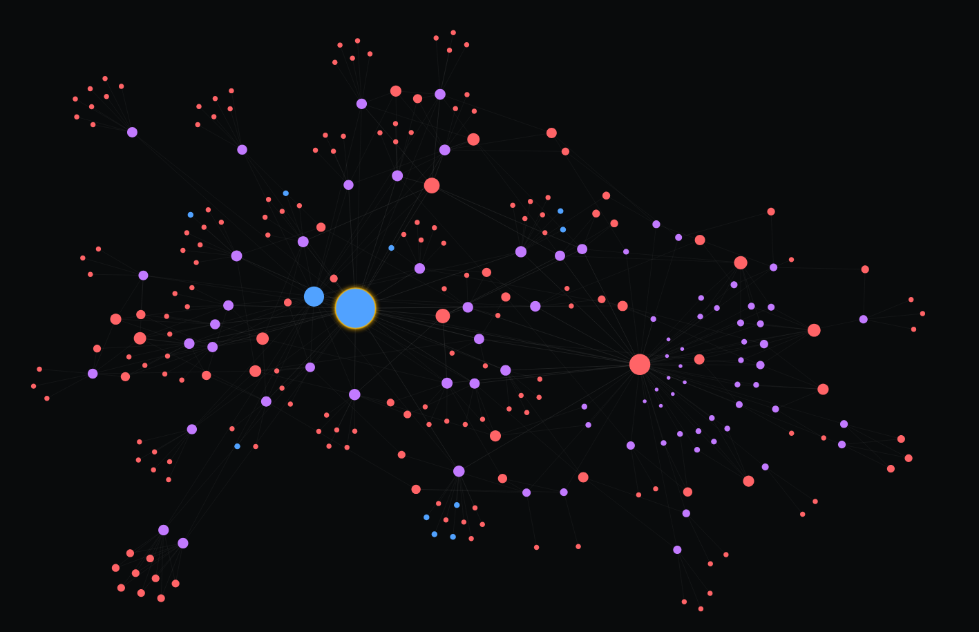 Screenshot of the Academic Graph